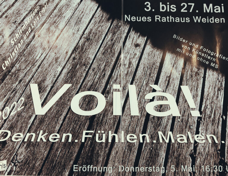 Krankheit stört die Kunst nicht